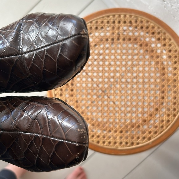 LOQ Matea Brown Leather Ankle Boots Size 37 - Picture 10 of 10